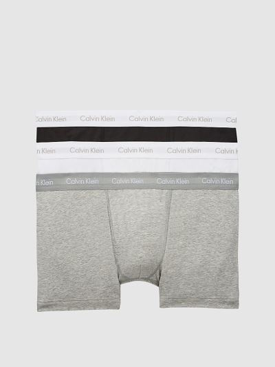 Calvin Klein Underwear HU858123 | Calvin Klein Cotton Stretch Plus Size 3 Pack Férfi Alsónadrág Feke